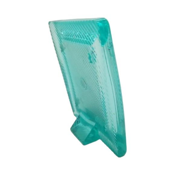 Picture Frame Acrylic Green Square Ribbed Free Standing Photo Home Ledge Decor - Picture 6 of 7